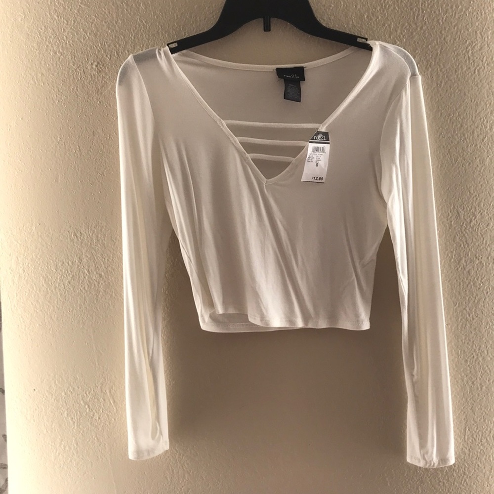 Rue 21 créame crop top NWT